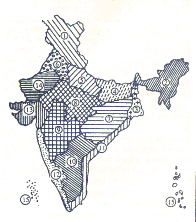 Agro-climatic zones of India