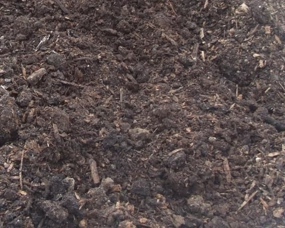 compost in wheat