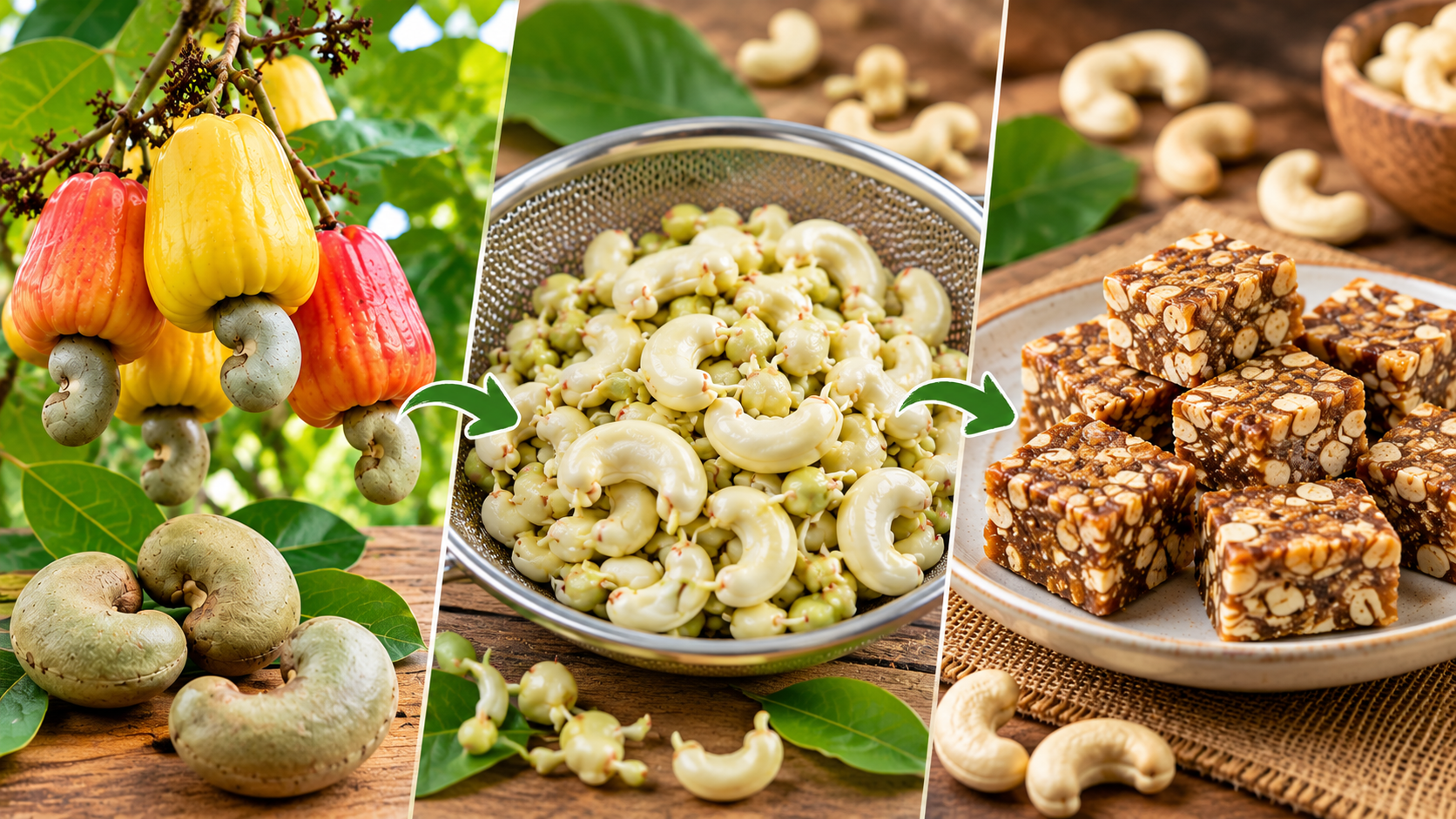 Protein and Mineral-Rich Cashew Sprout-Based Functional Snack: Cashew Sprout Healthy Bites